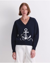 Sportscraft - Anchor Jacquard Sweater