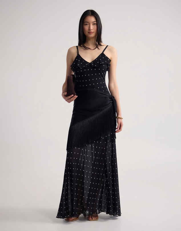 Oxford - Georgia Georgette Polka Dot Dress