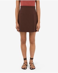 Forcast - Nikki Mini Wrap Skirt