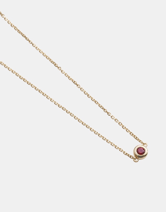 Kirstin Ash - Petite Birthstone Bracelet July Ruby