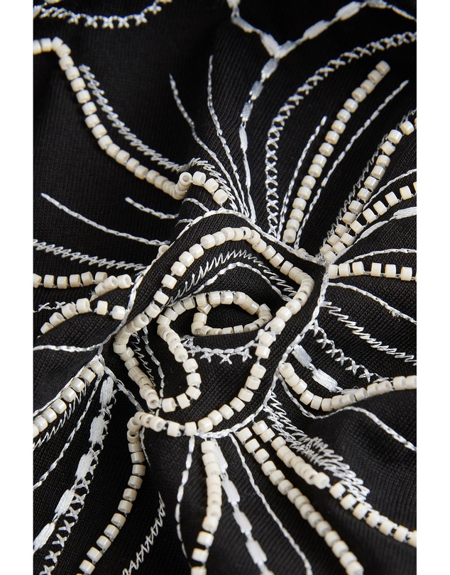 NEXT - Beaded Floral Embelished 100% Cotton T-Shirt