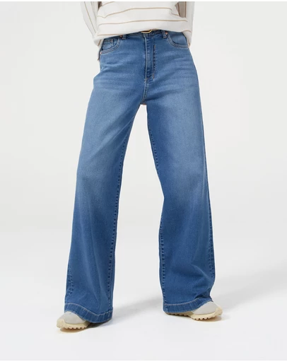 DRICOPER DENIM - Darrie Pacific Blue Baggy Jeans