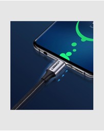 Ugreen - UGREEN USB-C 2.0 Male to USB-C 2.0 Male Cable 1m 60W Fast Charging 480 Mbps Data Transfer Braided