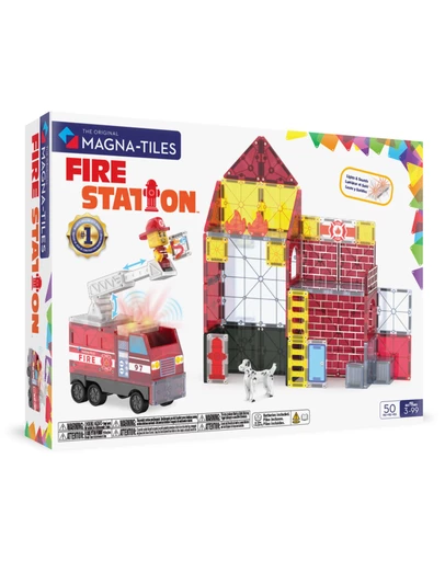 Magna-Tiles - MAGNA-TILES - Fire Station - 50 Piece