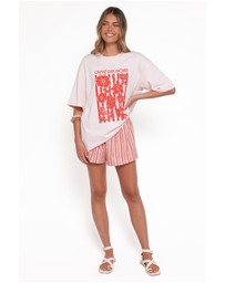Petal & Pup - Caffe Dei Fiori Tee - Pink