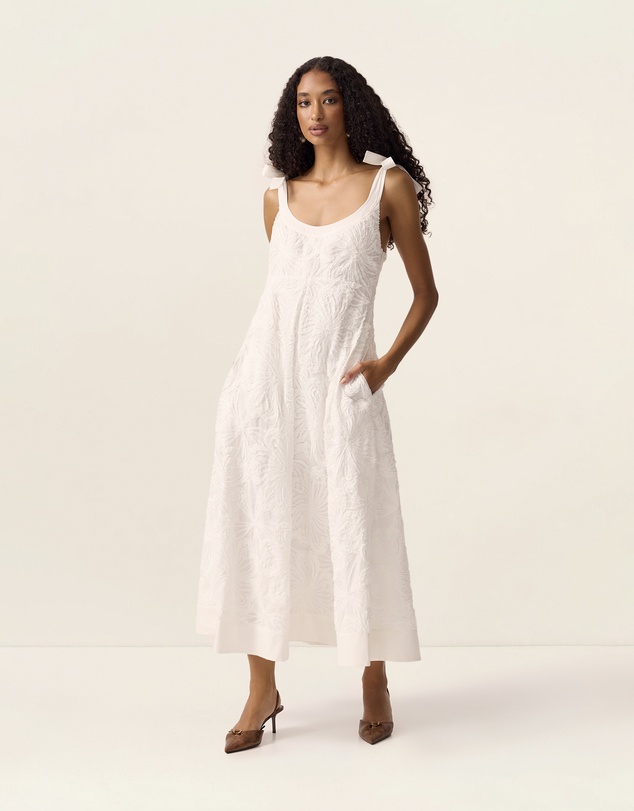 MOS The Label - Blossom Strappy Midi Dress