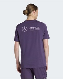 adidas Performance - Mercedes - AMG Petronas Formula One Team Premium Woven Graphic Tee Mens