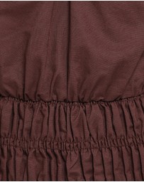 Petal & Pup - Lucilla Shirred Waist Top - Chocolate