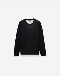 Calibre - Long Sleeve Double Layer T-shirt Ink