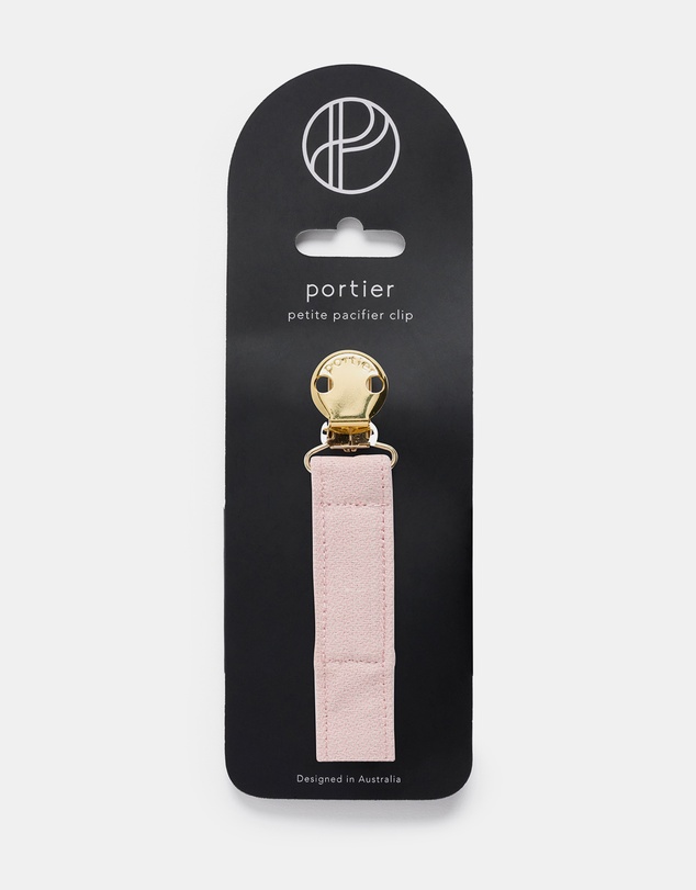 portier - Petite Pacifier Clip - Blush