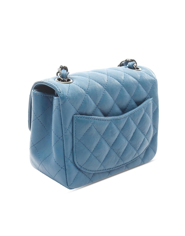 Pre-Loved by Azura Reborn - Pre-Loved Mini Square Classic Lambskin Single Flap