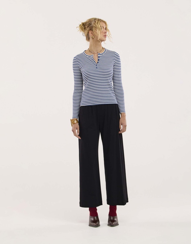 Obus - Traveller Waffle Henley Top
