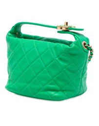 Pre-Loved by Azura Reborn - Pre-Loved Small Quilted Lambskin Perfect Meeting Hobo