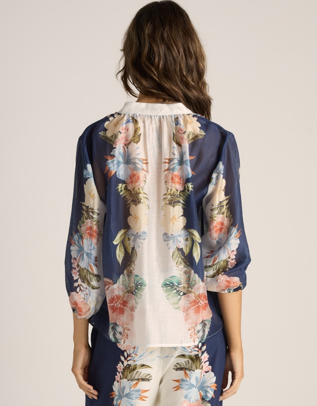 Fate + Becker - Solara Split Neck Blouse
