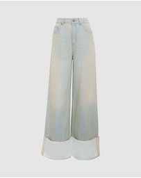 adidas Originals - Vintage Wide Leg Jeans