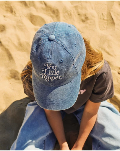 Skwosh - Kids You Little Ripper Cotton Cap in Blue