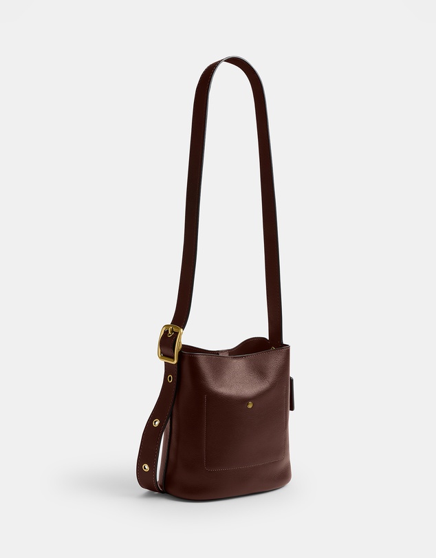 Coach - Natural Grain Leather Bleecker Bucket Bag 21