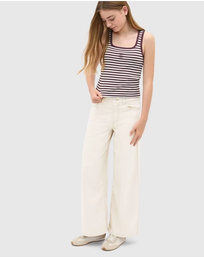 Seed Heritage - Striped Logo Tank - Teen