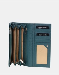 Pierre Cardin - Pierre Cardin Rustic Leather Ladies Wallet