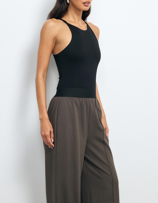 AERE - Arna elastic waist detail pant