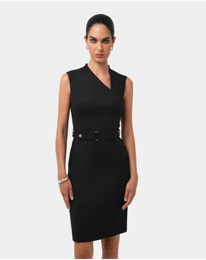 Forcast - Elka Belted Pencil Dress
