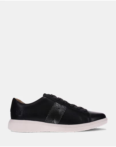 Mia Vita - Brooklyn Lace-Up Casual Sneaker - Black