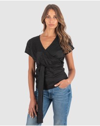 CAMIXA - VERONICA Wrap Linen Shirt