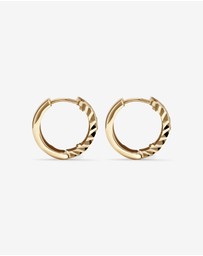 Michael Hill - 11mm Huggie Earrings in 10kt Yellow Gold