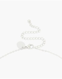 Lovisa - Waterproof Stainless Steel Large Bubble Letter J Necklace