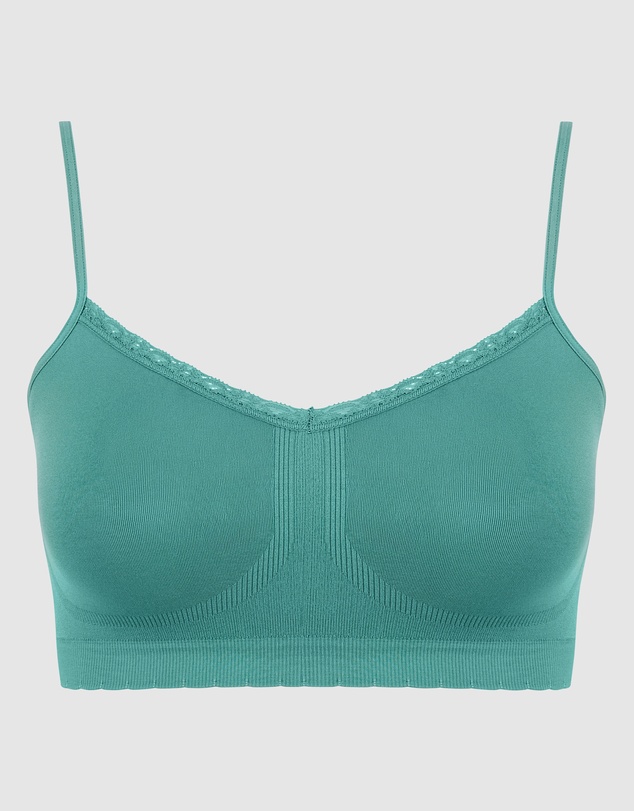 Billet Doux - Zen Attitude Crop Top Style Wirefree Bralette - 2 Pack