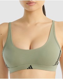 adidas Sportswear - Active Essentials Cotton 3 Stripes Scoop Bralette