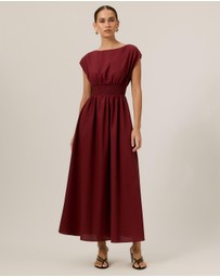 Tussah - Brooke Boat Neck Midi Dress