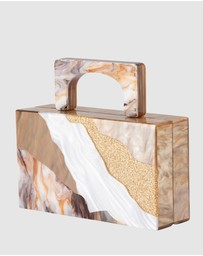 Olga Berg - Fleur Acrylic Top Handle