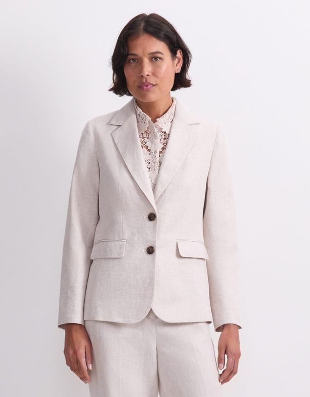 Sportscraft - Freya Short Linen Blazer