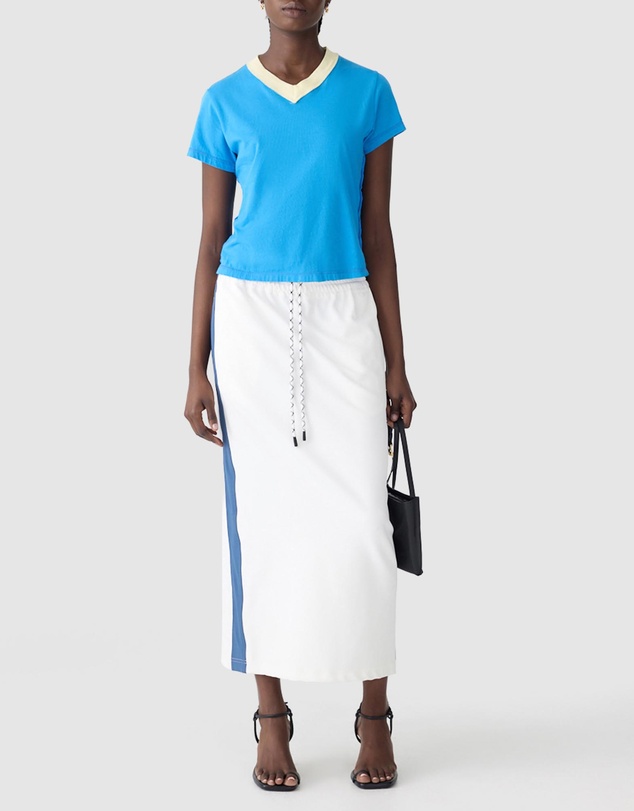 Bassike - Stretch Twill Pull On Skirt