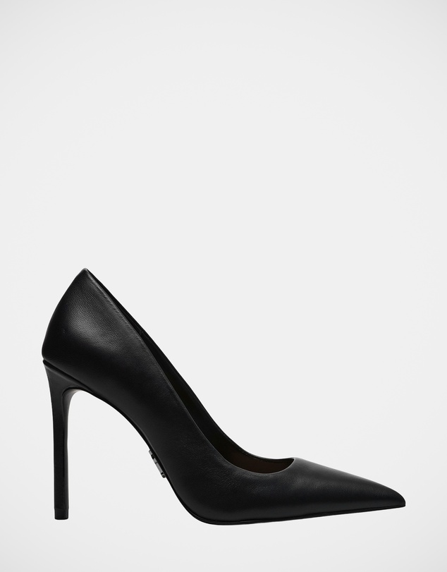 Steve Madden - Eden Black Leather Heels