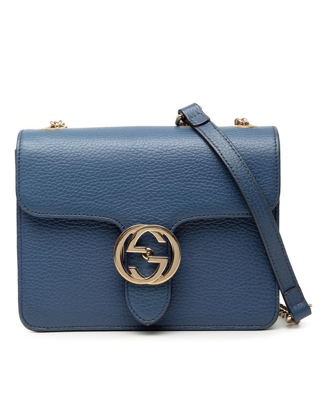 Pre-Loved by Azura Reborn - Pre-Loved Small Dollar Calfskin Interlocking G Crossbody