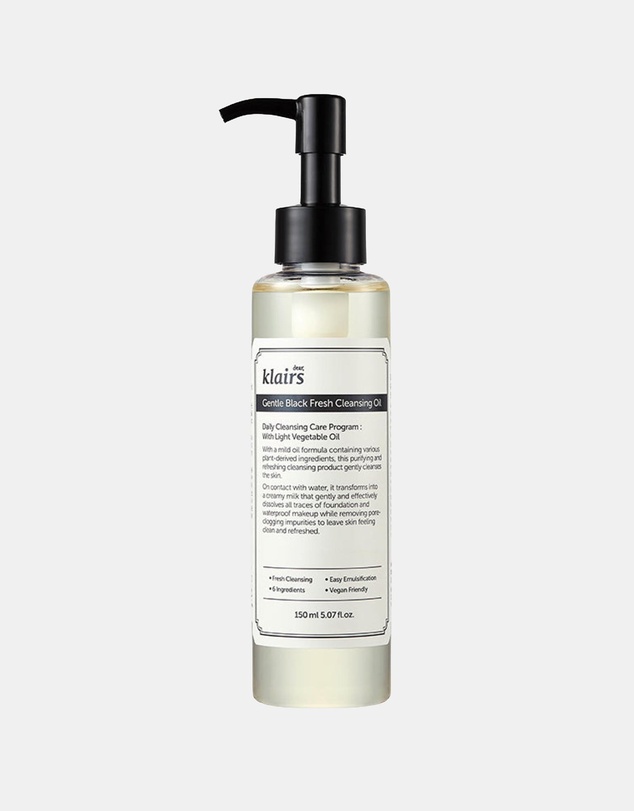 Dear Klairs - Gentle Black Fresh Cleansing Oil