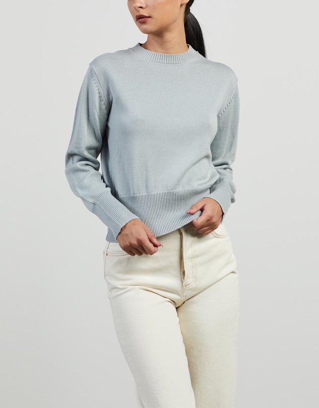 Polly Cropped Merino Jumper by Mcintyre Online | THE ICONIC | Australia
