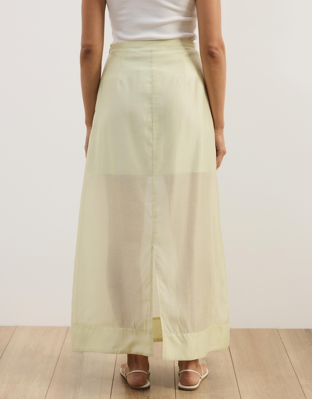 Atmos&Here - Lola Organza Sheer Maxi Skirt