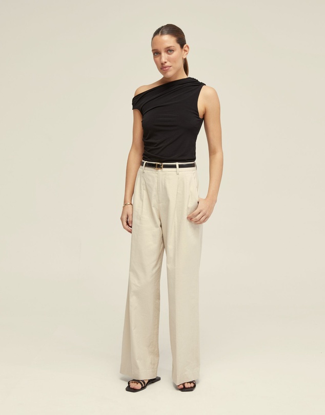 Oxford - Becca Half Lined Jersey Top