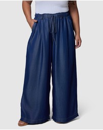 Indigo Tonic - Blake Chambray Wide Leg Pants