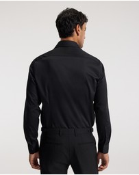 Calibre - Tailored Cotton Shirt Black