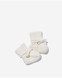 Cotton On Kids - Baby Organic Blend Knit Booties