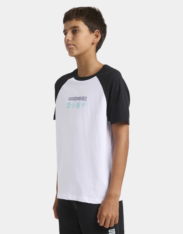 Quiksilver - Boys 8 to 16 Next Gen Raglan T-Shirt