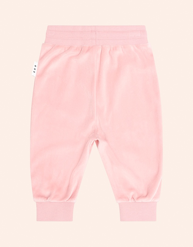 Huxbaby - Cherry Emb Velour Trackpants - Babies-Teens