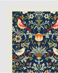 Inka Arthouse - Flowers & Birds by William Morris Art Print