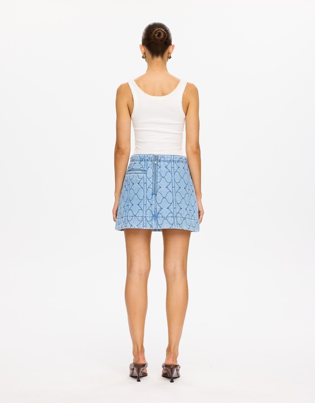 KIVARI - Joey Denim Mini Skirt
