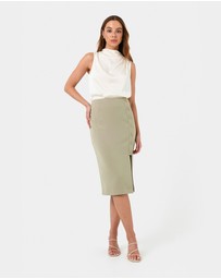 Forcast - Ace Side Button Skirt