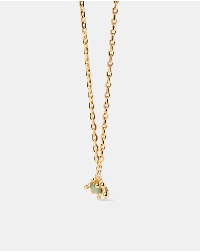 PDPAOLA - Green Fleur Necklace